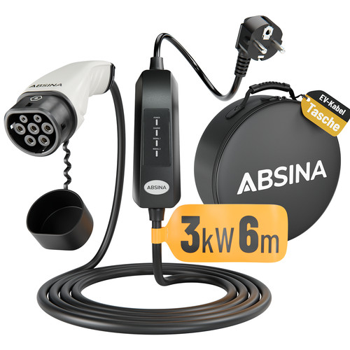 Absina elektroauto ladekabel - elektroauto,