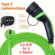 Ladegerät Ladekabel Typ 2