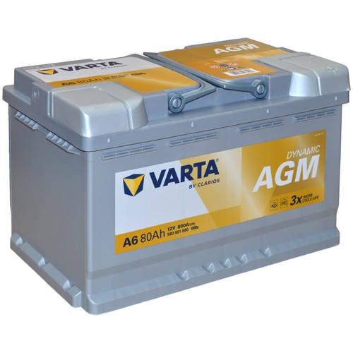 Varta dynamic agm - varta, 80ah