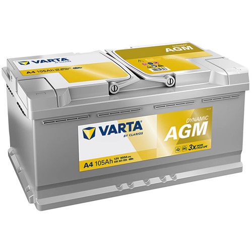 Varta dynamic agm 12v 105ah - a4,